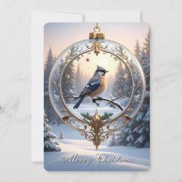クリスマス オブジェの鳥 クリスマスの贈り物