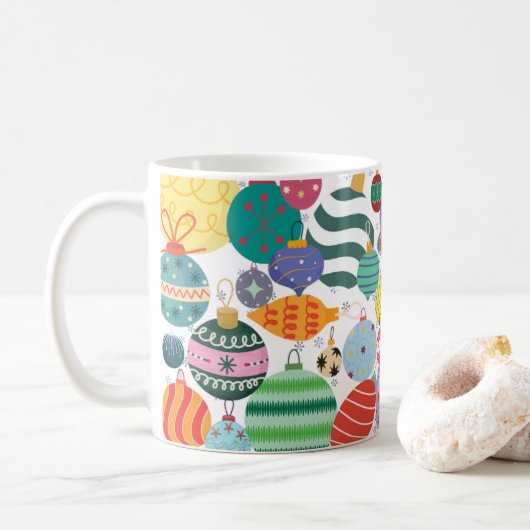 クリスマス オブジェ コーヒーマグカップ (ドーナツ)