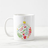 クリスマス オブジェ  コーヒーマグカップ (左)