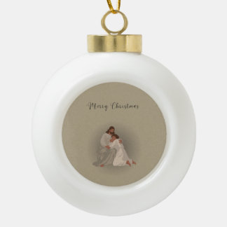クリスマス オブジェ セラミックボールオーナメント