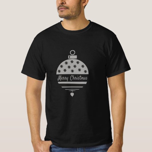 クリスマス オブジェ メリークリスマス Tシャツ (正面)
