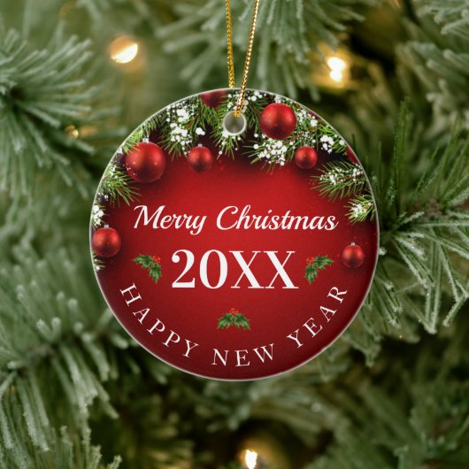 クリスマス オブジェ 20xx セラミックオーナメント (ツリー)