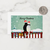 クリスマス・オブ・キャットクリスマスカード ノートカード (正面/裏面インサイチュ)