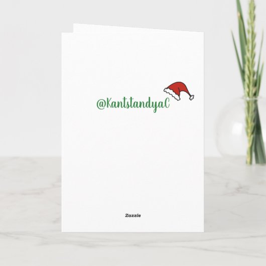 クリスマス・オルカ カード (裏面)