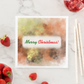 クリスマス；オレンジ、イエロー、グレーの霧のようなパターン (インサイチュ)