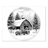 クリスマス・オン・ザ・ファーム ラバースタンプ (インプリント)