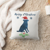 クリスマス·オーストラリア·シェパード クッション (ブランケット)