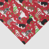 クリスマス・オーストラリア・シェパード 薄葉紙 (詳細)