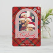 クリスマス オーダーメイド フォト カード (スタンド正面)