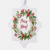 クリスマス オーナメントカード (左)