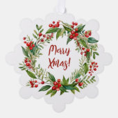 クリスマス オーナメントカード (正面)