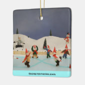 クリスマス・オーナメント格言 セラミックオーナメント (左)