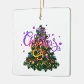 クリスマス、オーナメント09 セラミックオーナメント (左)