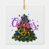 クリスマス、オーナメント09 セラミックオーナメント (裏面)