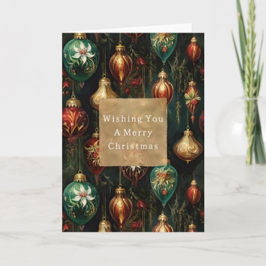 クリスマス オーナメント カード (正面)