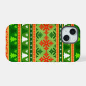 クリスマス オーナメント スタイル iPhone 15ケース (裏面横)
