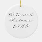 「クリスマス」オーナメント セラミックオーナメント (裏面)