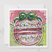 クリスマス オーナメント ホリデー カード (正面)