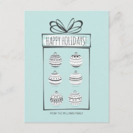 クリスマス オーナメント ホリデー ポストカード