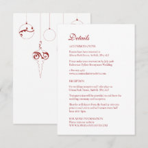 クリスマス オーナメント 冬の赤