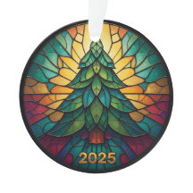 クリスマス オーナメント 2025 擬似ステンドグラス 効果 1