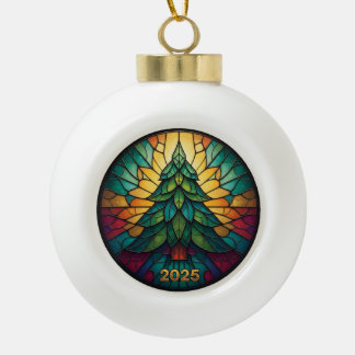 クリスマス オーナメント 2025 擬似ステンドグラス Eff. 1 