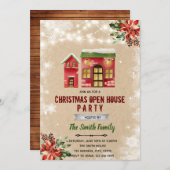 クリスマス・オープンハウスへのご招待 招待状 (正面/裏面)