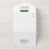 クリスマス・オールイン・ワン オールインワン招待状 (外側)