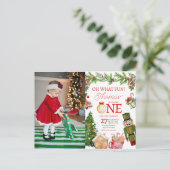 クリスマス・オー・ホワット・ファン・ファースト・バースデー ポストカード (スタンド正面)