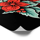 クリスマス・カウボーイ・ブーツ・ホリデー・ポスター ポスター (角)