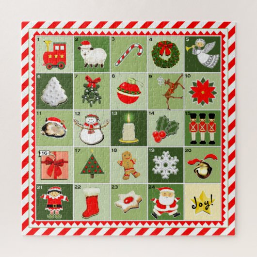 クリスマス カウントダウン ジグソーパズル (縦)