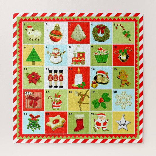 クリスマス カウントダウン ジグソーパズル (縦)