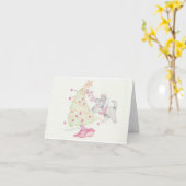 クリスマス・カオス カード (黄色い花)