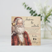 クリスマス&カクテル サンタさんとのパーティ 招待状 (スタンド正面)