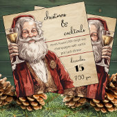 クリスマス＆カクテル　サンタさんとのパーティ 招待状