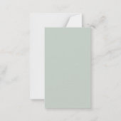 クリスマス カスタマイズ グリーティング カード | 赤いリボン (裏面)