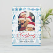 クリスマス カスタマイズ フォト カード (スタンド正面)