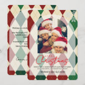 クリスマス カスタマイズ フォト カード (正面/裏面)