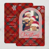 クリスマス カスタマイズ フォト カード (正面/裏面)