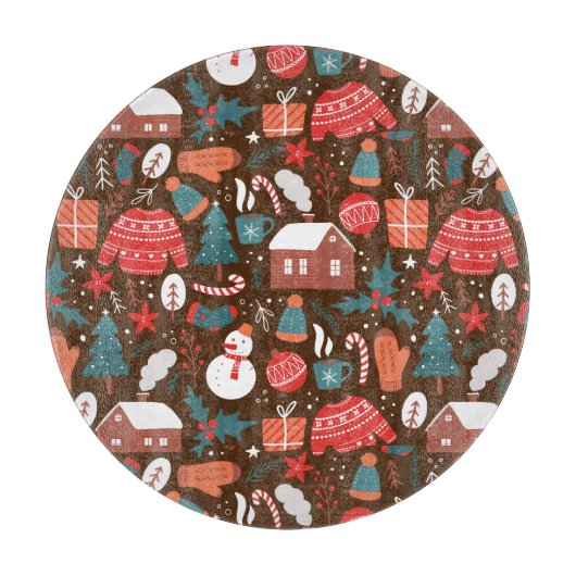 クリスマス カッティングボード (正面)