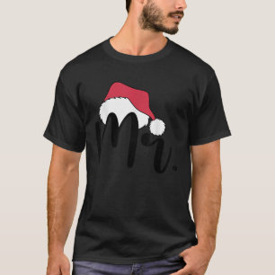 クリスマス+カップル+お揃い+サンタクロース+ミセス・クラウス Tシャツ