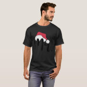 クリスマス+カップル+お揃い+サンタクロース+ミセス・クラウス Tシャツ (正面フル)