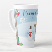 クリスマス カフェラテマグ (左アングル)