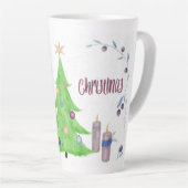 クリスマス カフェラテマグ (右アングル)