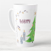 クリスマス カフェラテマグ (左アングル)