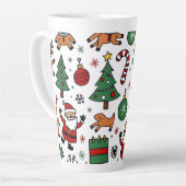 クリスマス カフェラテマグ (左アングル)