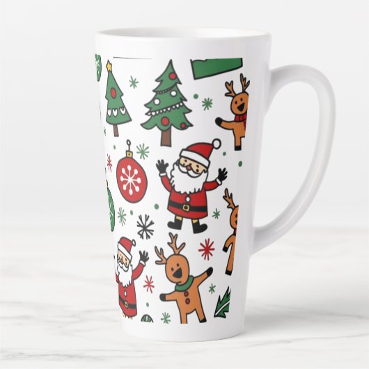 クリスマス カフェラテマグ (右)