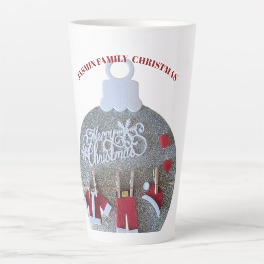 クリスマス カフェラテマグ (正面)