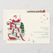 クリスマス・カラオケサンタキッズチャーチカロルズサービス 招待状 (正面/裏面)