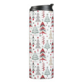 クリスマス，カラフル，クリスマスツリー，赤，緑 タンブラー (回転左)